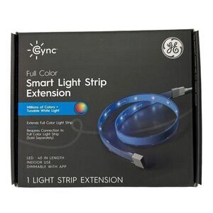 GE CYNC Smart LED Light Strip Extension Color Changing Lights Bluetooth